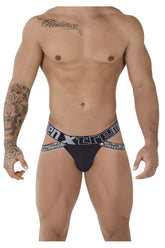 Xtremen 91084 Mikrofaser Pride Jockstrap Farbe Schwarz